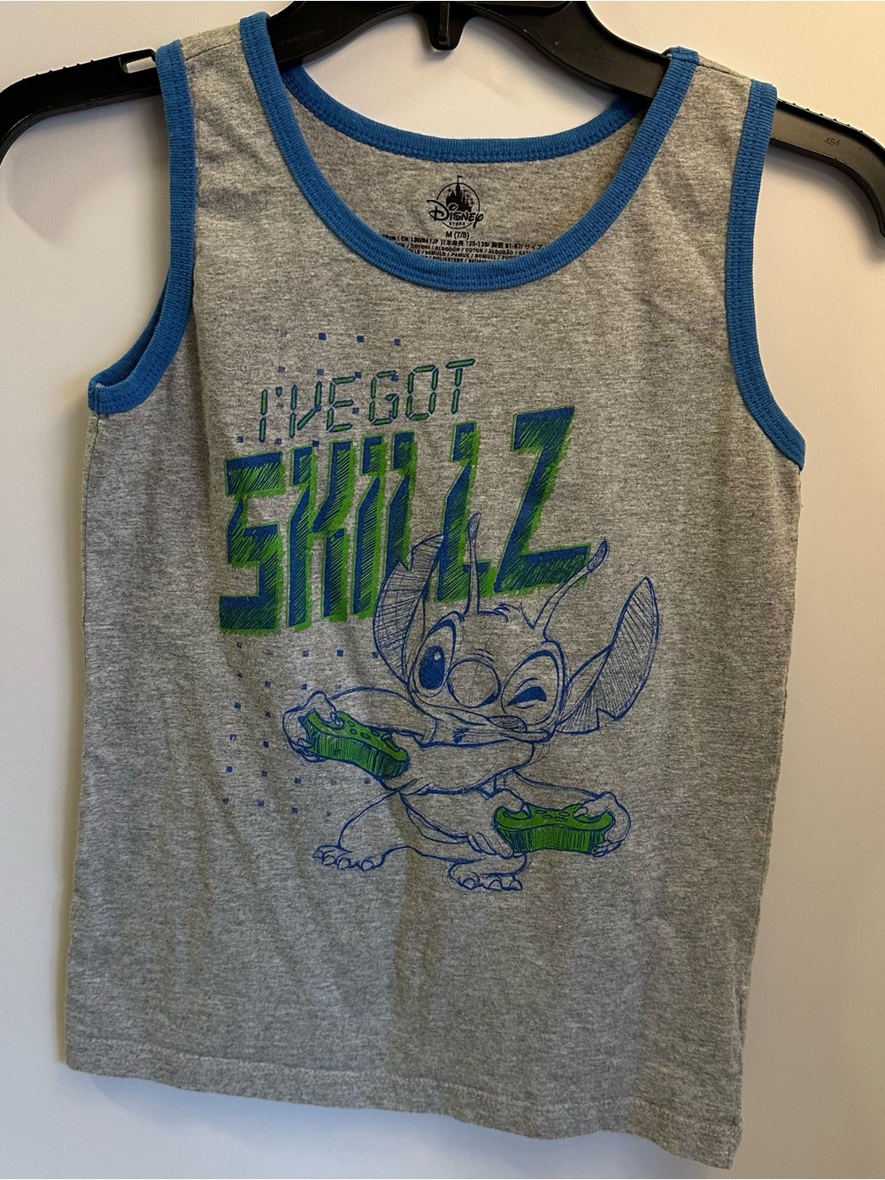 Original Disney Store Lilo & Stitch "I'VE GOT SKILLZ” Tank Top Size M